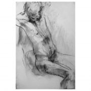 WP Figure in charcoal on paper