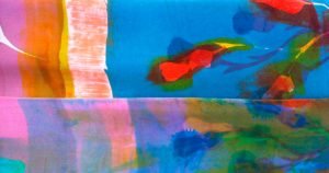 Dye on Crepe de Chine Silk