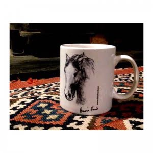 Diana Hand equestrian mug