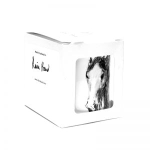 Ceramic mug in box expressive head