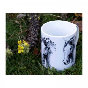 Diana Hand equestrian mug