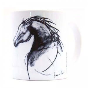 Diana Hand horse mug