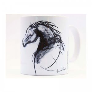 Diana Hand stallion ceramic mug