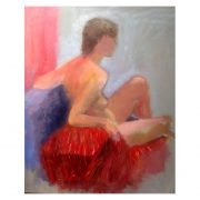 WP Oil sketch on canvas