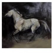 Silver beauty mixed media drawing by diana hand