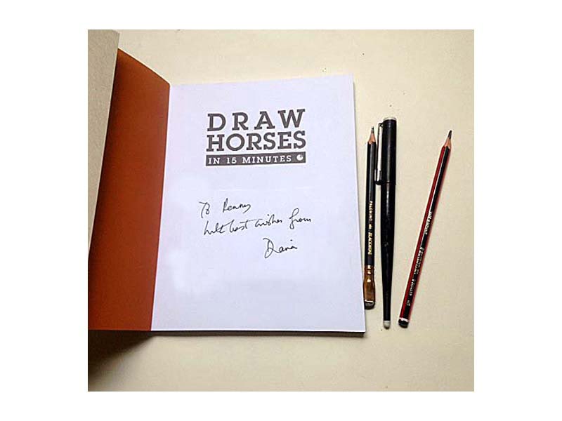 Buy A Signed Copy Of Quot Draw Horses In 15 Minutes Quot