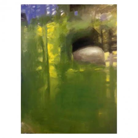 Green 2 oil painting Diana Hand