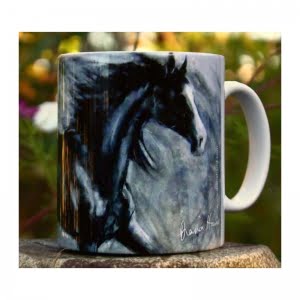 Diana Hand mug trotting horse