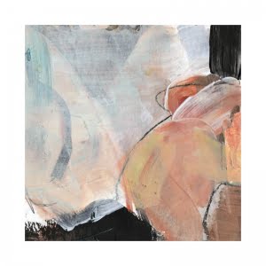 Detail of the figure 19 acrylic paint on paper 170 x 170 mm