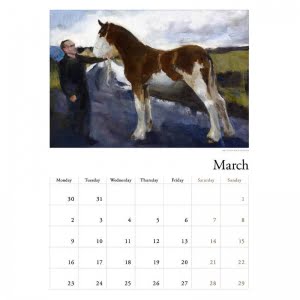 Diana Hand calendar 2020 March