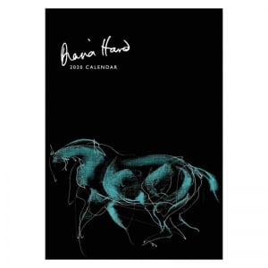 Diana Hand calendar 2020 Horse in Blue cover